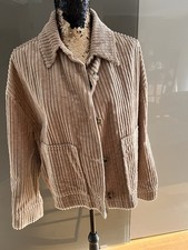 Cordjacke Damen Beige