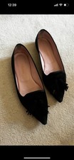 Pretty Ballerinas Größe 38 Loafer Schwarz Wildleder Wie Neu