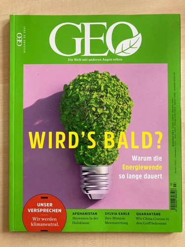 Geo ausgabe 2021 magazin - geo,