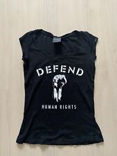 NEU Defend Paris T-shirt Damen Schwarz Gr. 34 XS