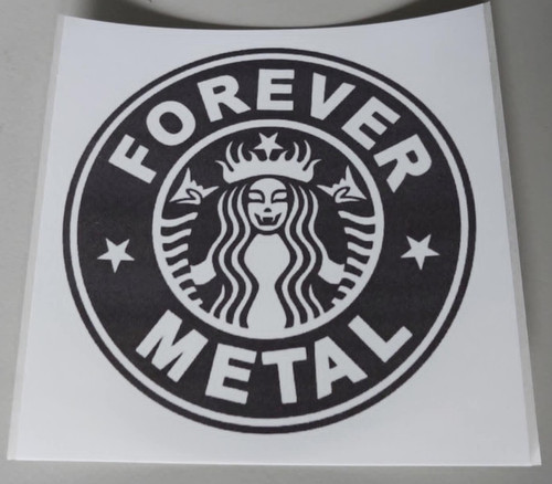 Forever metal aufkleber - metal,