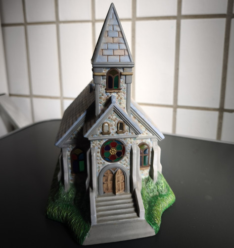 Dekofigur kirche miniaturhaus - dekofigur,