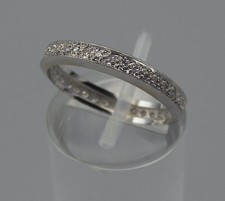 Memoryring 750 Weißgold Diamanten Ring 55 .