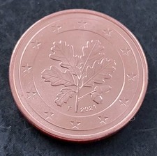 Euro Münzen Kursmünzen Umlaufmünzen Deutschland Germany F 1 Cent 2021 1c 1 Stück