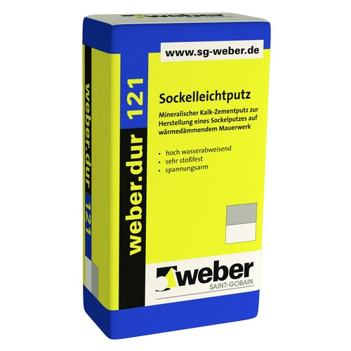 Weber dur 121 - weber.dur, sockelleichtputz