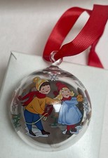 Hutschenreuther Weihnachtskugel Mini Kristall Winterspiele 90er Jahre OVP