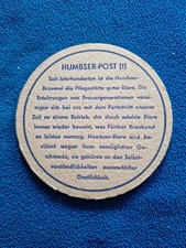 Bierdeckel Humbser Post Nr.1 - Humbser