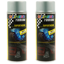 Lackspray silber hitzefest Dupli-Color Supertherm 2x 400ml Hitzelack bis 800°C
