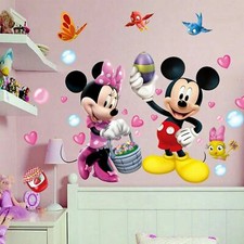 Wandtattoo Mädchen Minnie Mouse Disney Baby Kinderzimmer Wandsticker Aufkleber