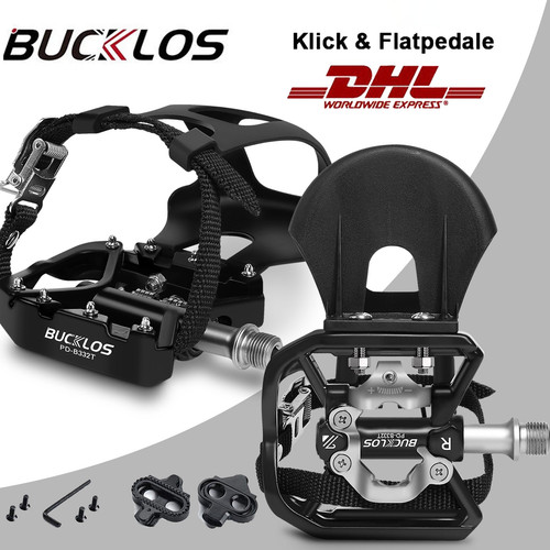 Doppeltes klickpedal platfotm - doppeltes, klickpedal/platfotm