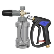 Premium Reinigungsmaschine Schaumtopf Set mit Hochdruck Sprühstab Griff