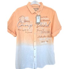 Camp David Kurzarmhemd Dip Dye