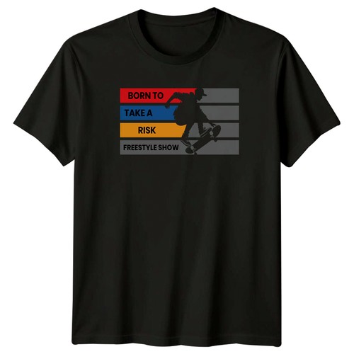 Born take risk t shirt - take, a