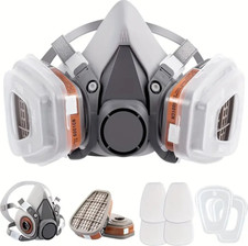 3M Atemschutzmaske Halbmaske 6200 Staubmaske Lackiermaske Mit Wechselfiltern DHL