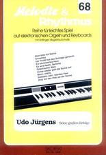 Udo Jürgens Songbook Noten Keyboard sehr leicht