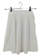 NA-KD Plisseerock Damen Rock Gr. DE 34 weiß Casual-Look