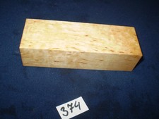 Karelische Maserbirke  Messergriffblock  Messergriff   120 x 40 x 30 mm  Nr: 374