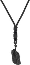 Schwarze halskette mit - schwarze,