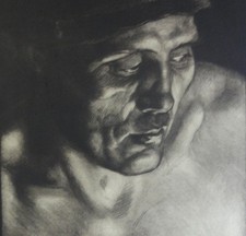 Hermann Kätelhön (1884-1940) Lithographie~1930: BERGMANN OTTO WOHLGEMUTH