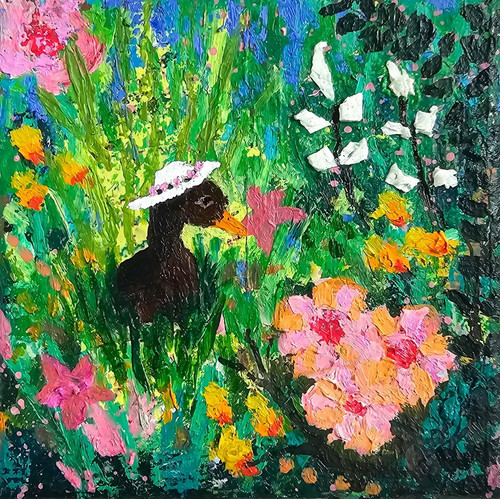 Acrylgemälde auf leinwand - acrylgemälde,
