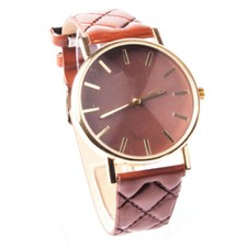 Damenarmbanduhr Kunstleder Uhr