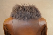 Lammfell Fellstreifen 60-160 cm Fell Verbrämung Kragen Besatz Kapuze Fellborte