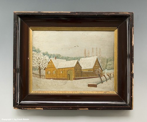 Altes bild bauernhof - bauernhof, in