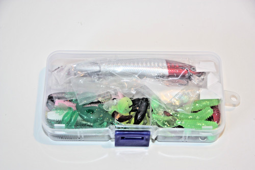 Gummifisch wobbler usw set - gummifisch,