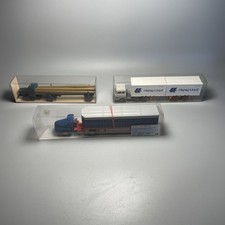 Wiking u. minicars Sattelschlepper Konvolut Büssing Holztransport Modelle H0 #6