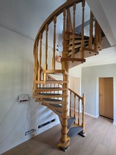 Wendeltreppe innen Eiche