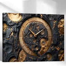 Leinwand Bilder Uhr Schwarz
