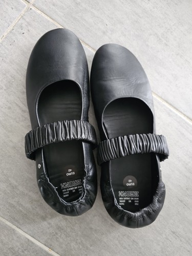 Bronx leder ballerinas - ballerinas, schwarz