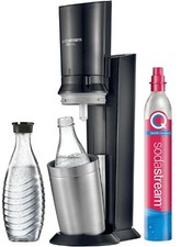SodaStream Crystal 3.0 Wassersprudler inkl. 1 CO2-Zylinder 2 Glaskaraffen TOP