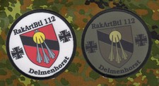 RakArtBtl 112"Aufnäher"Bundeswehr/Reservist/Artillerie/Heer/Delmenhorst/Klett/Va