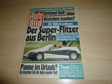 Zeitung Zeitschrift - Auto Bild Nr. 22 25. Mai 1987 - Audi Treser - VW Golf