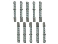 10x Bürstenzöpfe aus