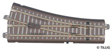 Tillig TT 83816 Bettungsgleis grau Weiche rechts