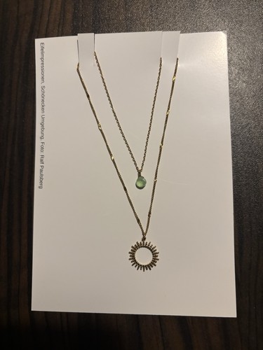 Zweilagige schöne kette - zweilagige, in
