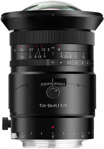 Ttartisan 17mm tilt shift - f4,