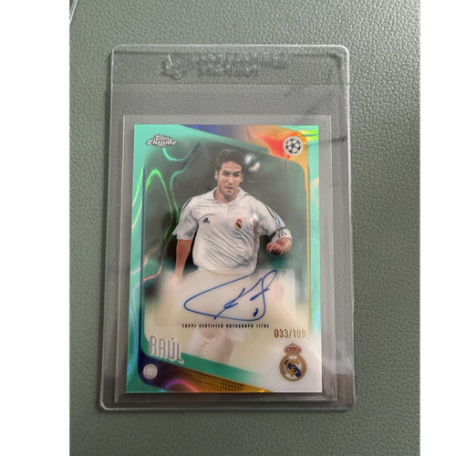 Topps chrome 2025 raúl - 2025/26,