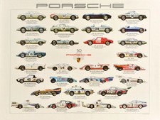 Werbeplakate Porsche 50 Jahre