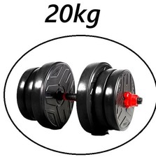 CCLIFE Hantelnset Kurzhanteln 20 kg professionell Dumbbell Verbindungsstahlrohr