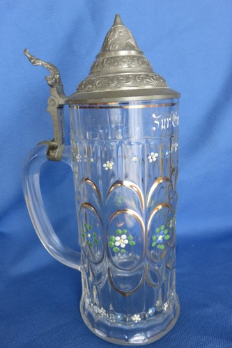 Alter jugendstil glas - glas, krug
