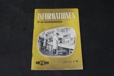 alter Druck Informationen Fernseh- Kundendienst Werbung Reklame Rafena 