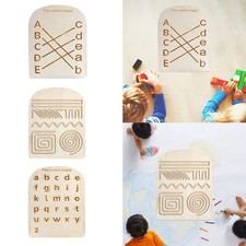 Hölzernes Zeichenbrett mit Stiftpuzzle für Mädchen und Jungen im Alter von 3