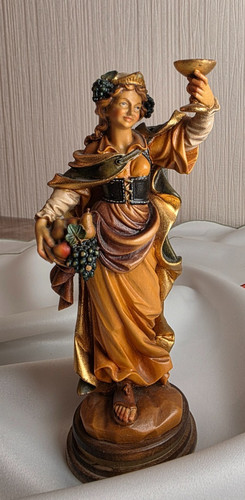 Handgeschnitzte holzfigur - handgeschnitzte,