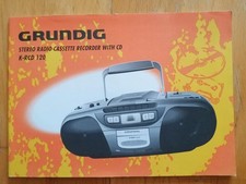 HIFI Beschreibung - Grundig K-RCD 120 Stereo Radio Casetten Recorder und CD