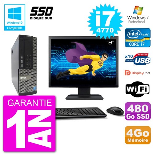 Dell 7020 sff bildschirm 19 - pc,