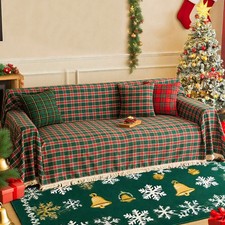 Moderner karierter Couchbezug