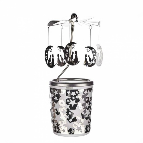 Glas karussell windlicht moon - glas,